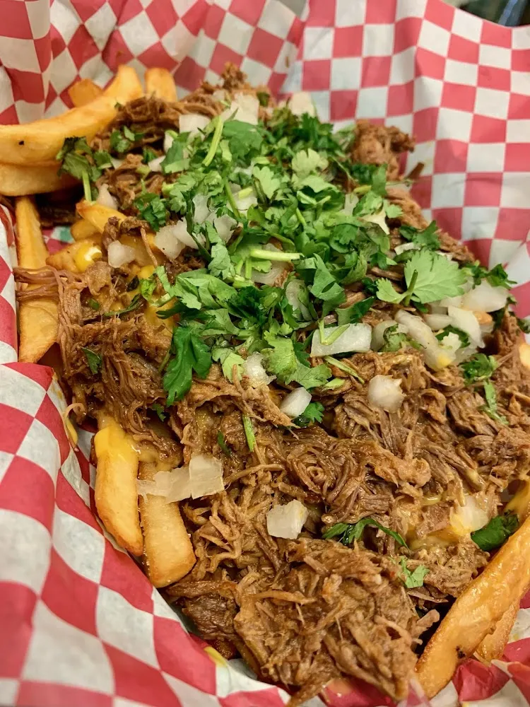 Birria Fries with Cheese